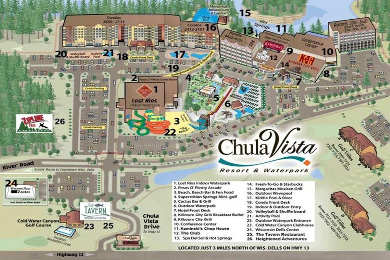 Chula Vista Condo Unit #2145 Wisconsin Dells Exteriör bild